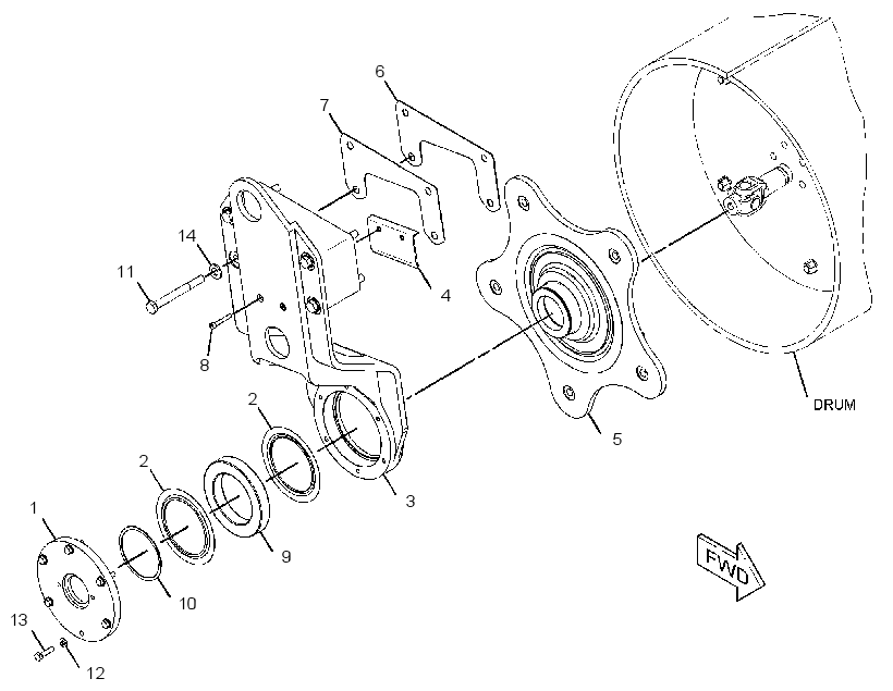 SUPPORT GP-MOTOR 2931996 CAT