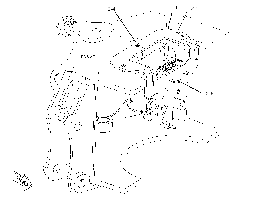 MOUNTING GP-BANK VALVE 3453165 CAT