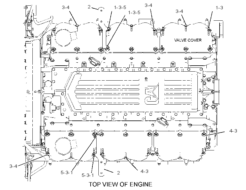 FASTENER GP-VALVE COVER 3342575 CAT