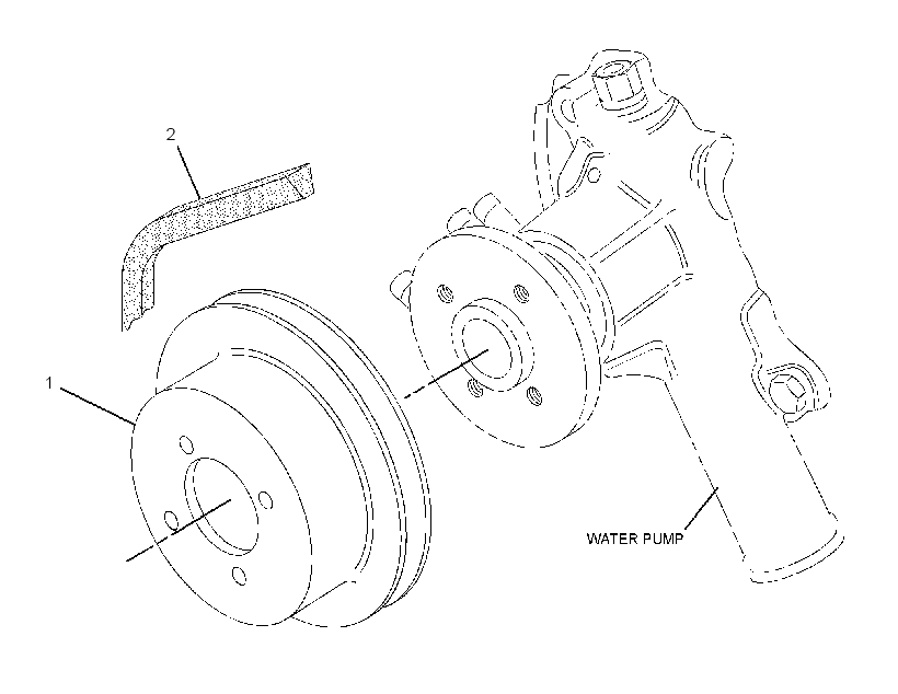 PULLEY GP-WATER PUMP 3196373 CAT