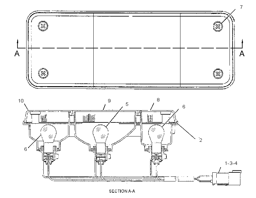 LAMP GP-REAR 2733572 CAT