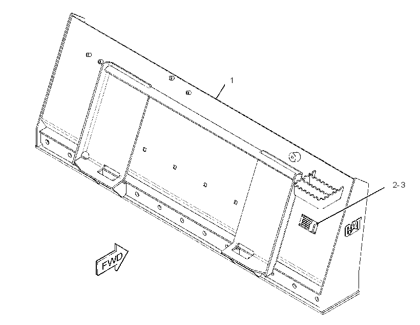 FORK GP-UTILITY 1658738 CAT