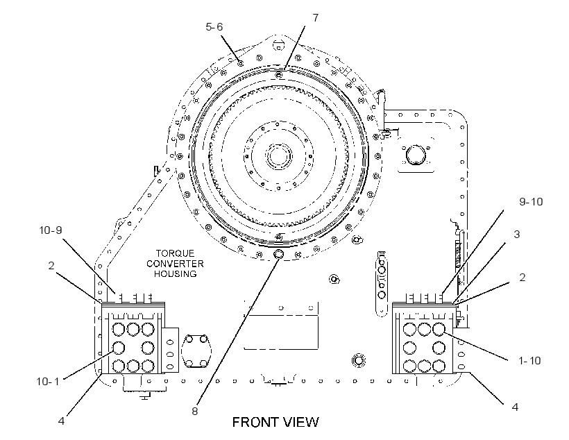 MOUNTING GP-TORQUE CONVERTER 2876301 CAT
