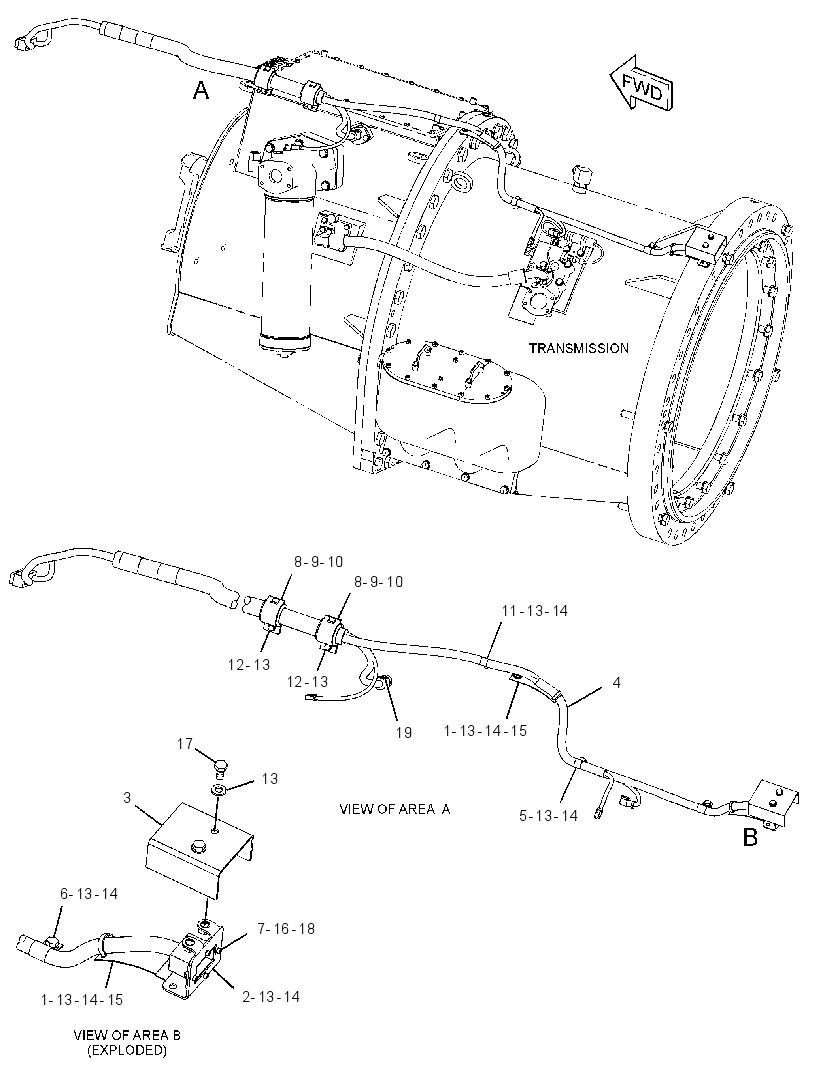 WIRING GP-TRANSMISSION CONTROL 2773327 CAT