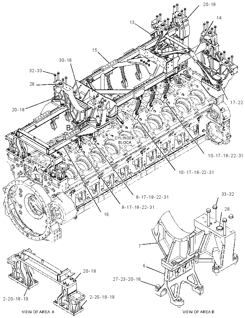 SUPPORT GP-TURBOCHARGER 2702367 CAT