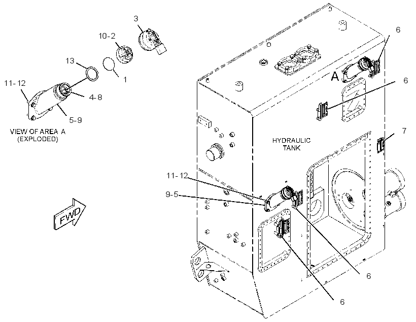 GUARD GP-HYDRAULIC TANK 2723347 CAT