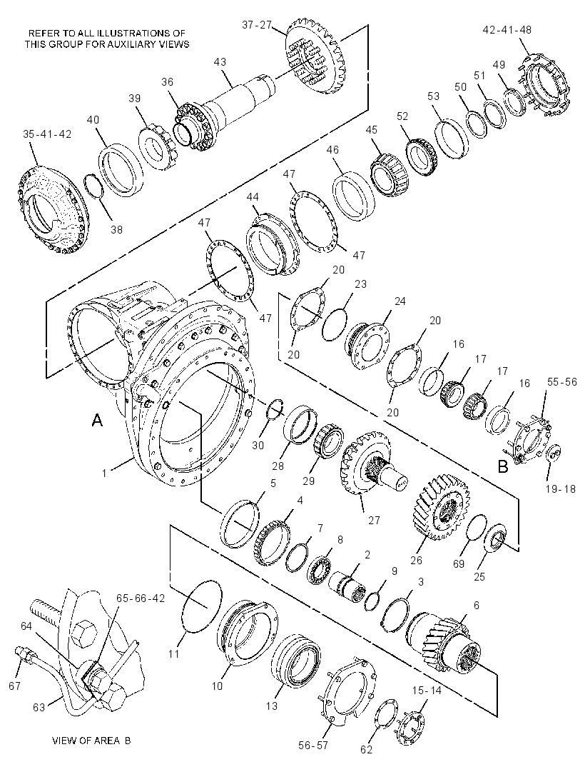 GEAR GP-BEVEL & TRANSFER 3523191 CAT