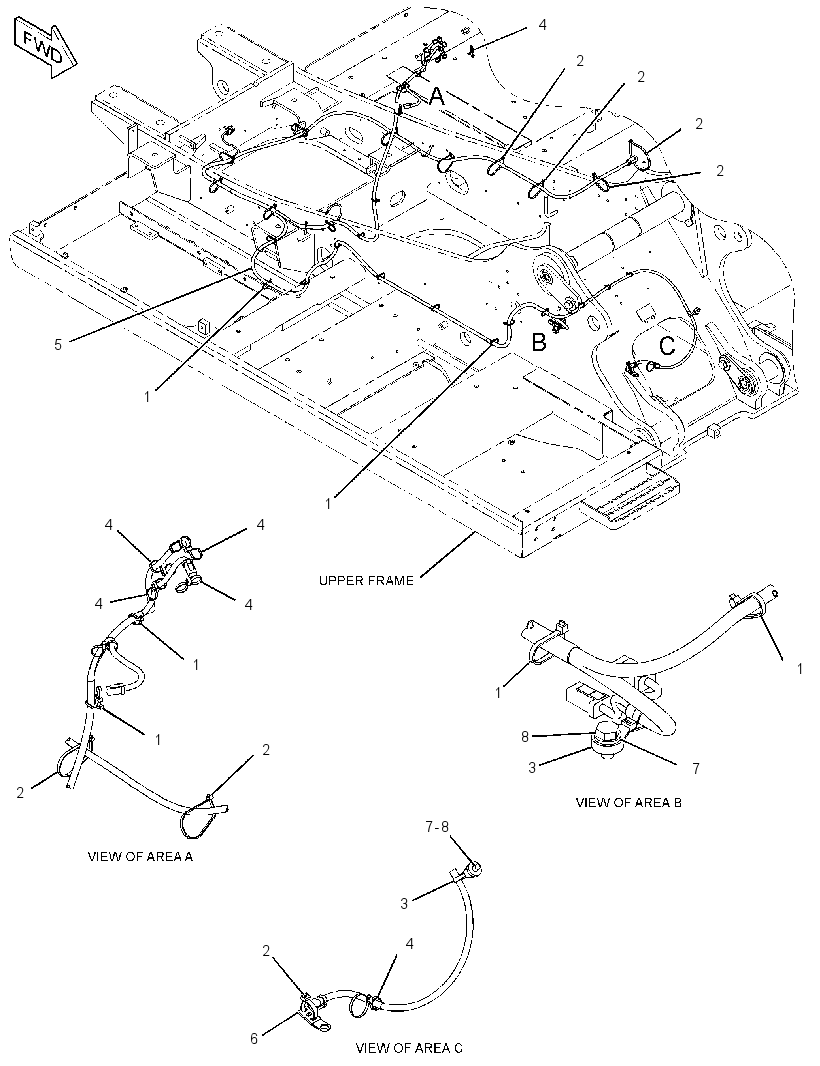 WIRING GP-BOOM FLOAT 3366155 CAT