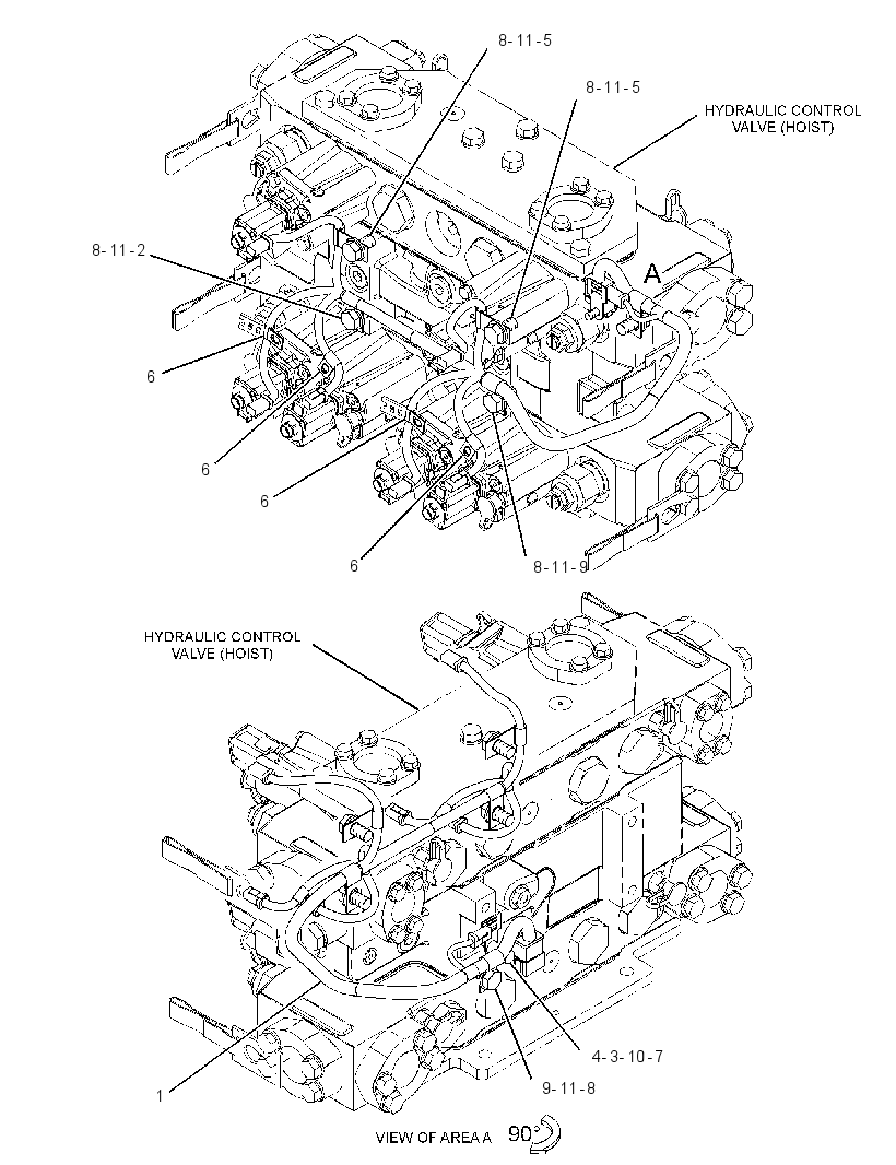 WIRING GP-HYD CONTROL VALVE 2773329 CAT
