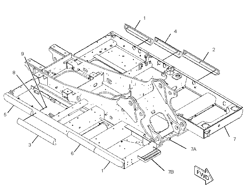 BUMPER GP 3371704 CAT