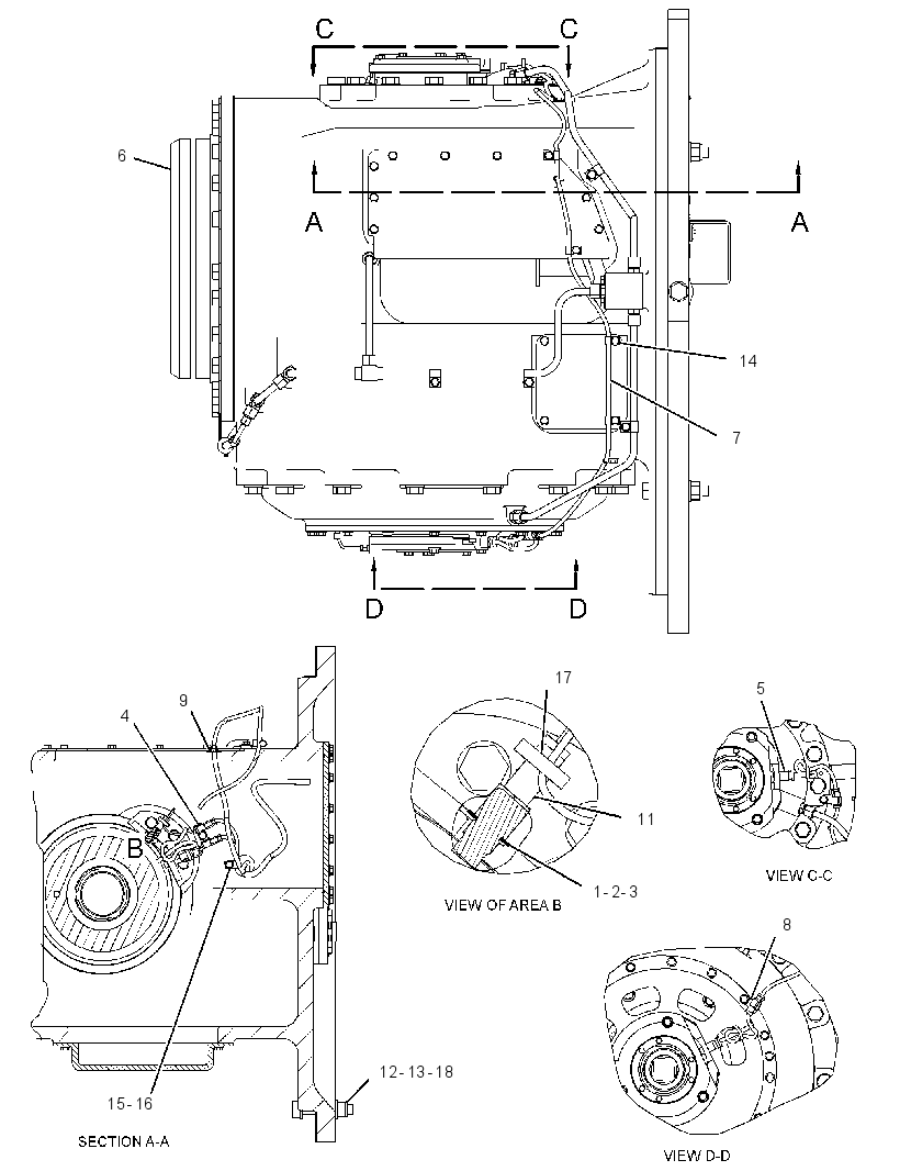 SERVICE AR-DIFF & BEVEL GEAR 2912627 CAT