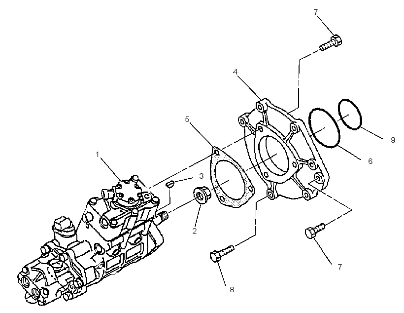 PUMP & MTG GP-FUEL INJECTION 3054680 CAT
