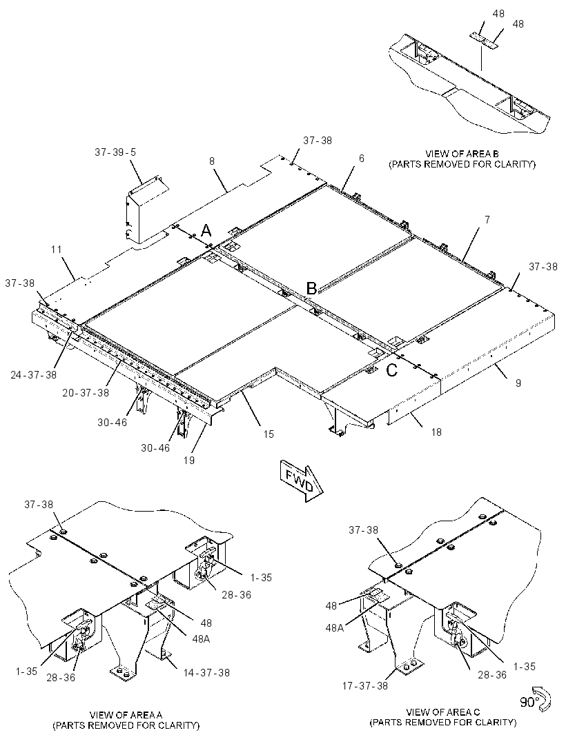 HOOD GP-TRUCK 2723282 CAT