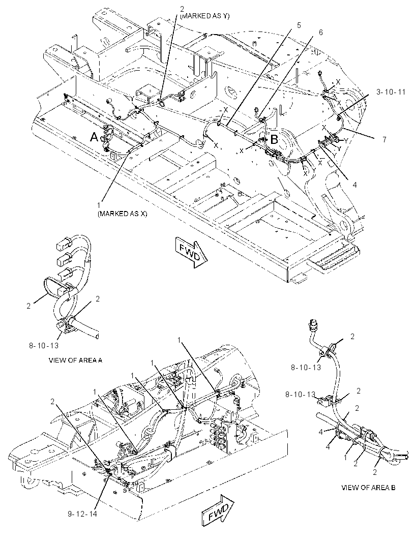 WIRING GP-AUXILIARY CONTROL 3280389 CAT