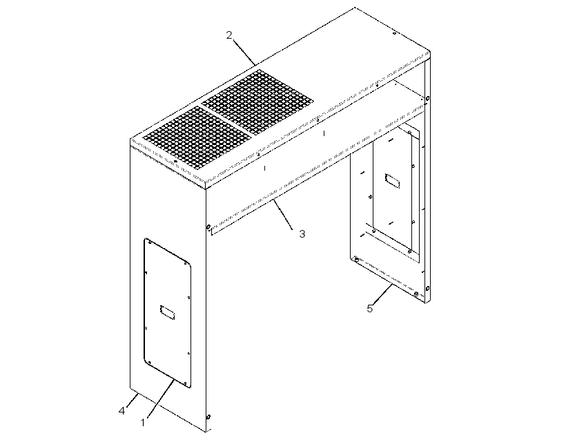 ENCLOSURE GP-GENSET 3449000 CAT