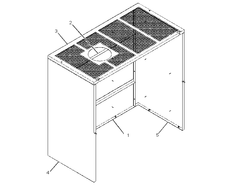 ENCLOSURE GP-GENSET 3448996 CAT