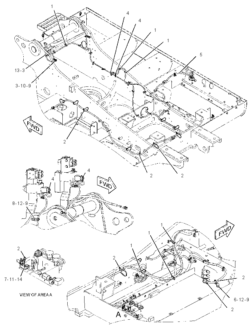 WIRING GP-COMBINED FLOW 3366158 CAT
