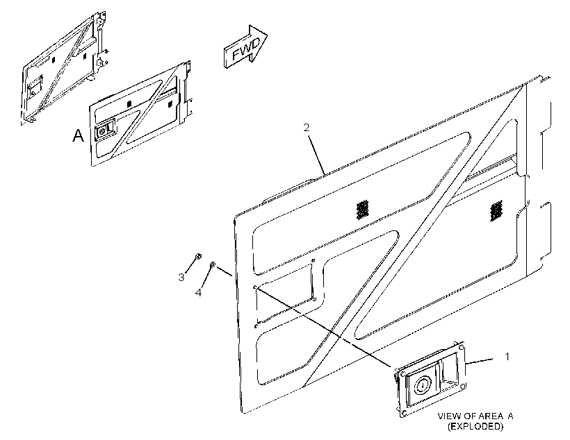 DOOR GP-HOOD 2902555 CAT