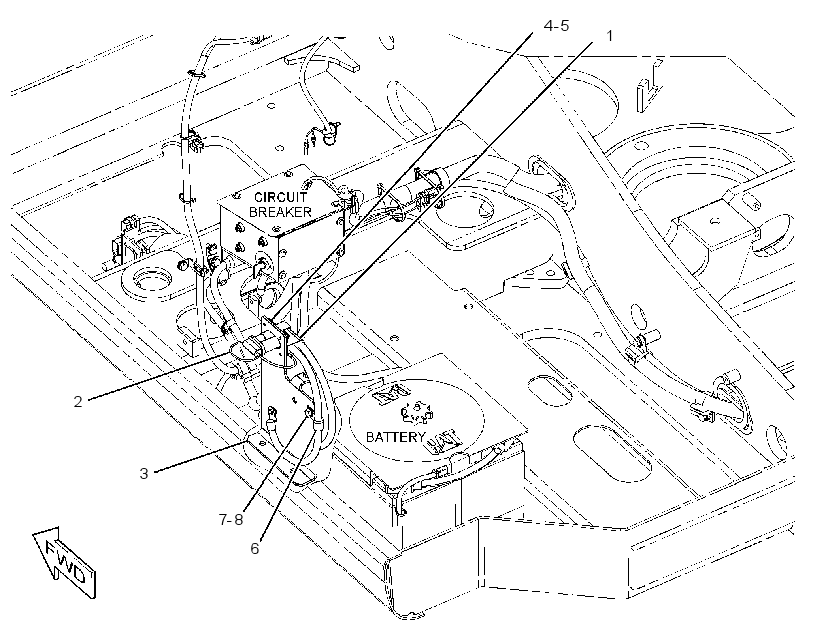 WIRING GP-AUX START RECEPTACLE 3366215 CAT