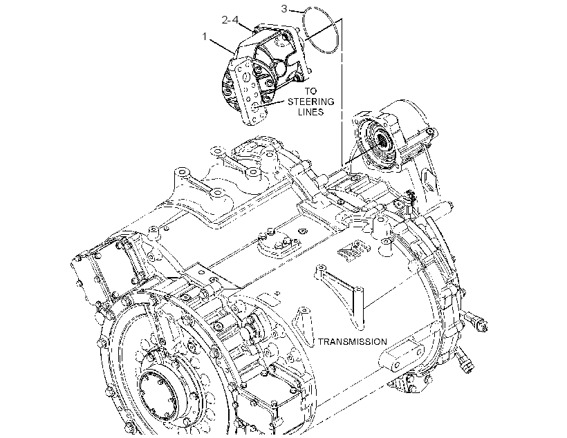 MOTOR & MTG GP-STEERING 2452742 CAT