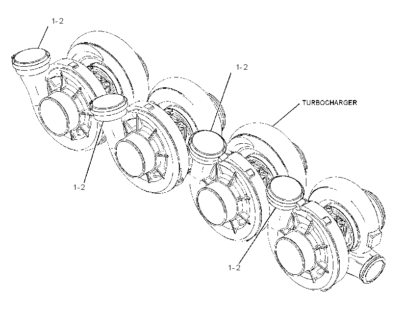 COVER GP-TURBOCHARGER 2915194 CAT