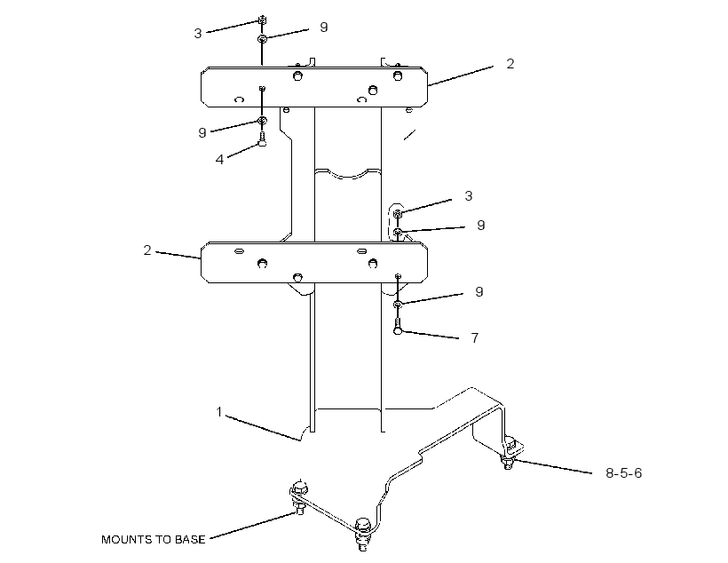MOUNTING GP-BATTERY CHARGER 3484104 CAT