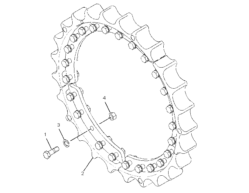 SEGMENT GP-SPROCKET 3273509 CAT