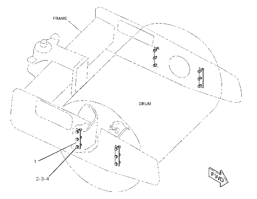 INSTALLATION GP-DRUM 3042057 CAT