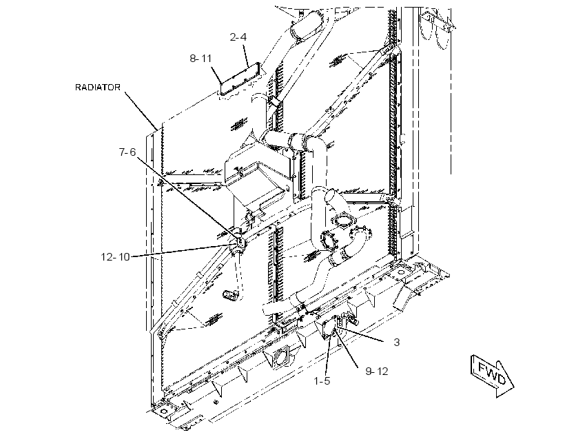 COVER GP-WATER LINES 2882620 CAT