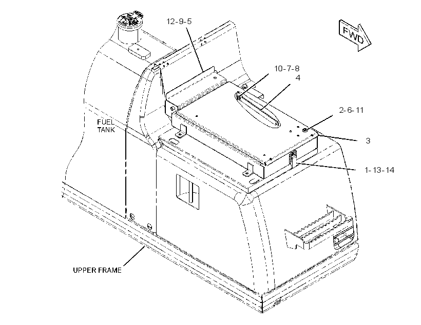 BOX GP-FUEL TRANSFER 3012646 CAT