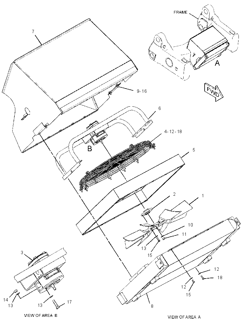 COOLER GP-REAR AXLE OIL 2947401 CAT