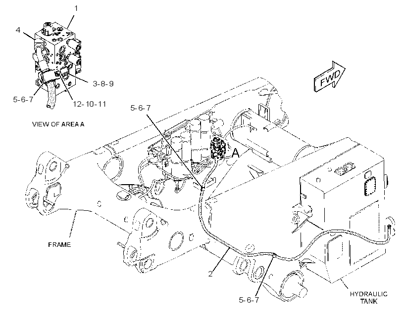 VALVE & MTG GP-BRAKE 3492475 CAT