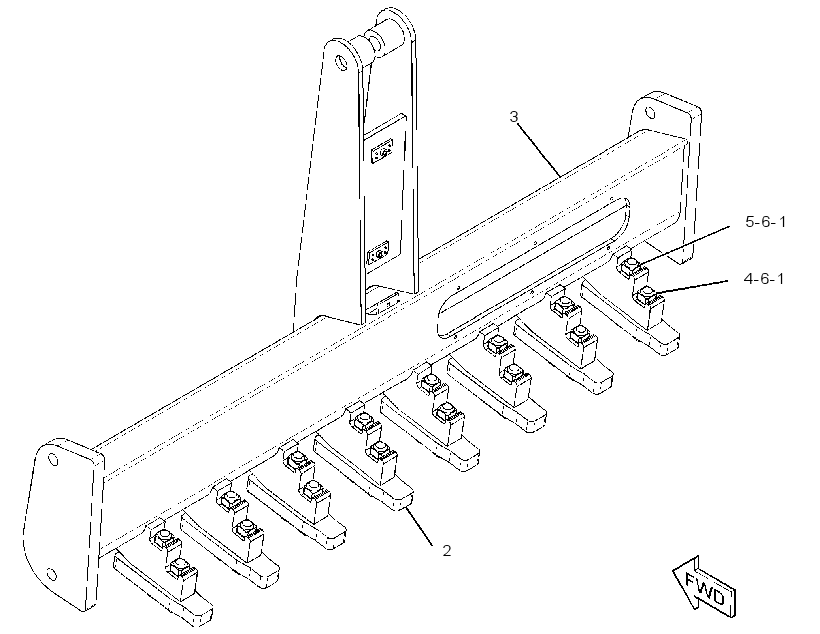 BUMPER GP 3042132 CAT