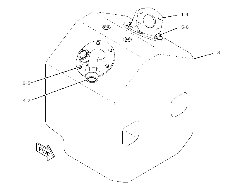 TANK GP-TRANSMISSION 3103271 CAT