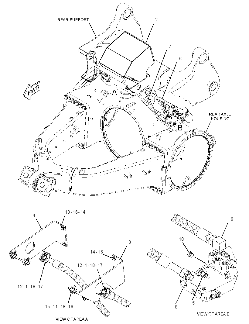 COOLER GP-REAR AXLE OIL 2365234 CAT