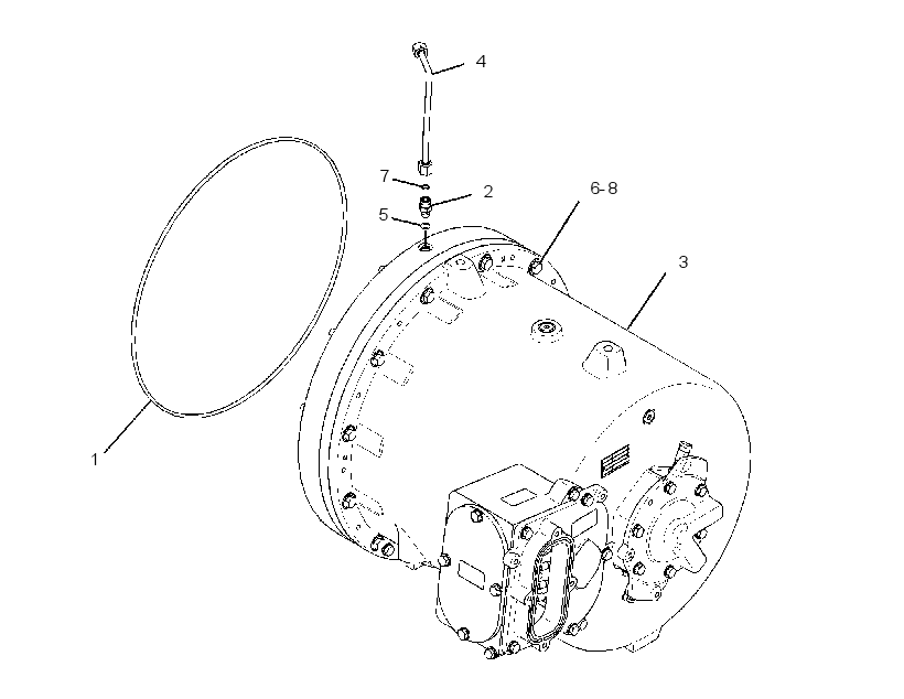 GENERATOR & MOUNTING GP 3033060 CAT