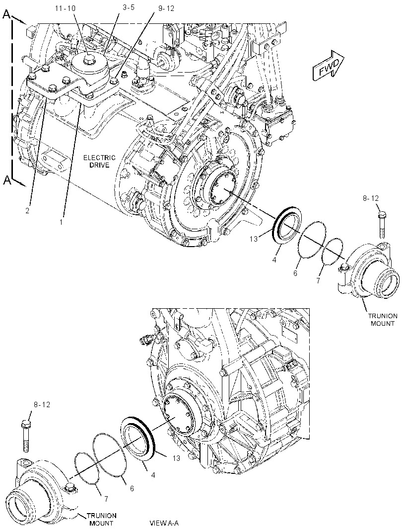 MOUNTING GP-PROPULSION 2637730 CAT