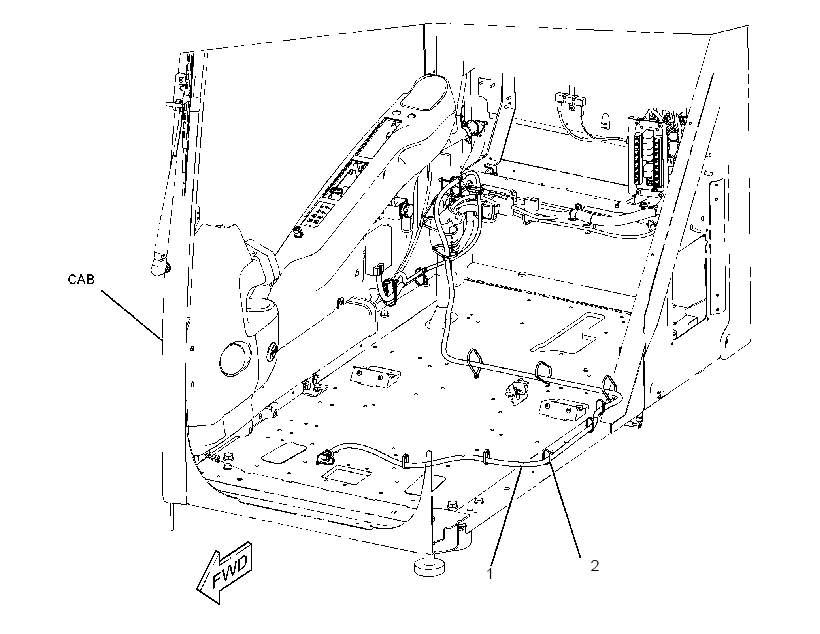 WIRING GP-WINDOW WIPER 3423108 CAT