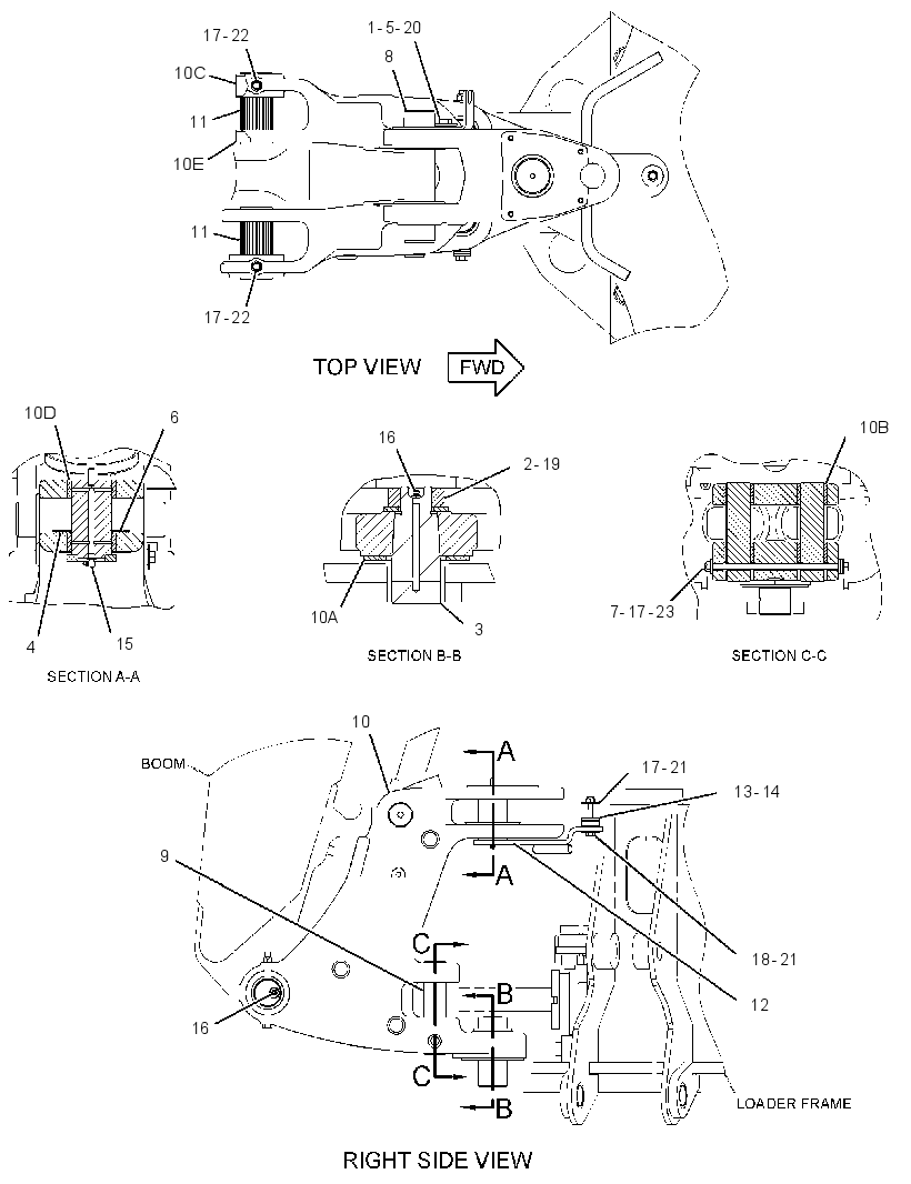 FRAME GP-SWING 2514519 CAT