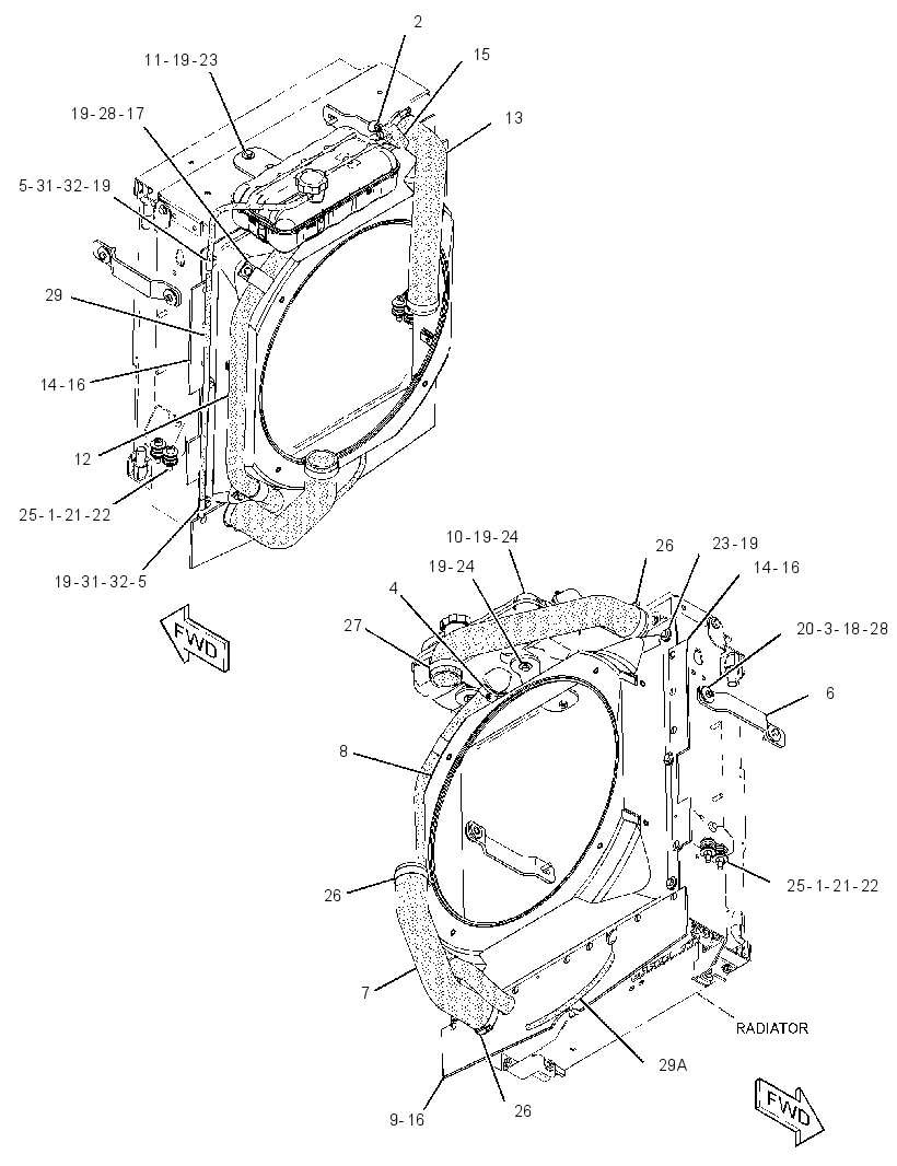 TANK & LINES GP-COOLANT 3133937 CAT