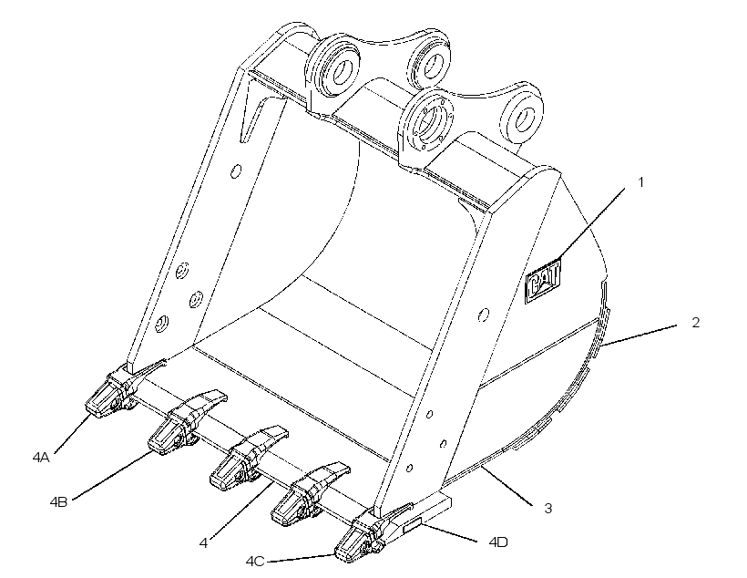 BUCKET AS-SPECIAL EXCAVATION 2392712 CAT