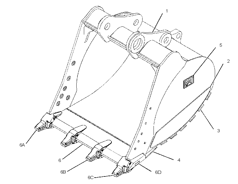 BUCKET AS-HEAVY DUTY POWER 2952011 CAT