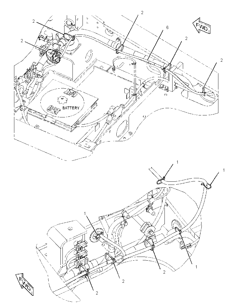 WIRING GP-BOOM FLOAT 3366205 CAT