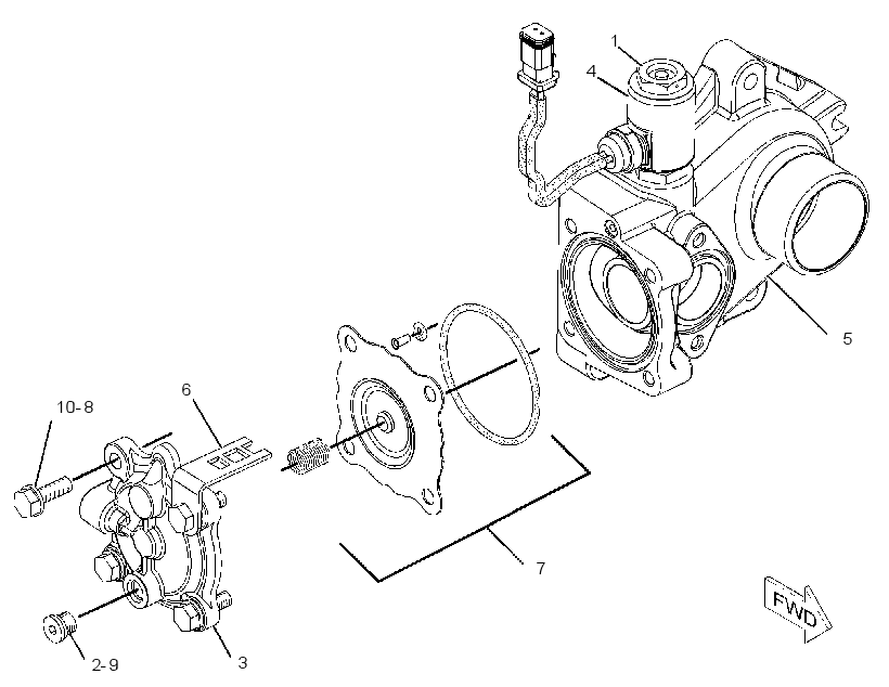 VALVE & MTG GP-DIVERTER 2407340 CAT