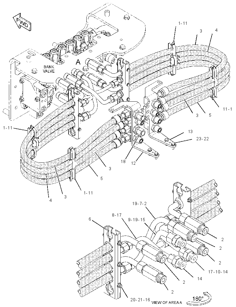 LINES GP-BACKHOE 3217231 CAT
