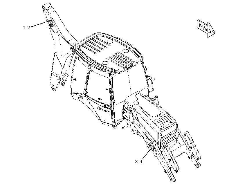 Плёнка 3437809 CAT