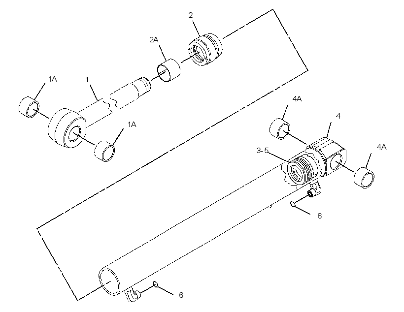 CYLINDER GP-BACKHOE BUCKET 3205937 CAT