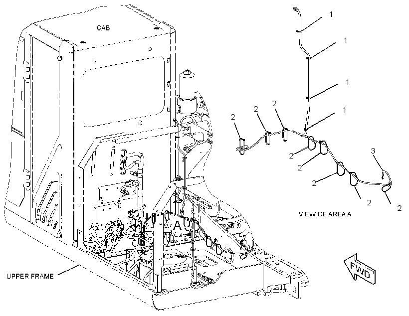 WIRING GP-HYDRAULIC CONTROL 3366222 CAT