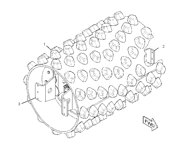 DRUM GP-DRIVE & VIBRATORY 3042065 CAT
