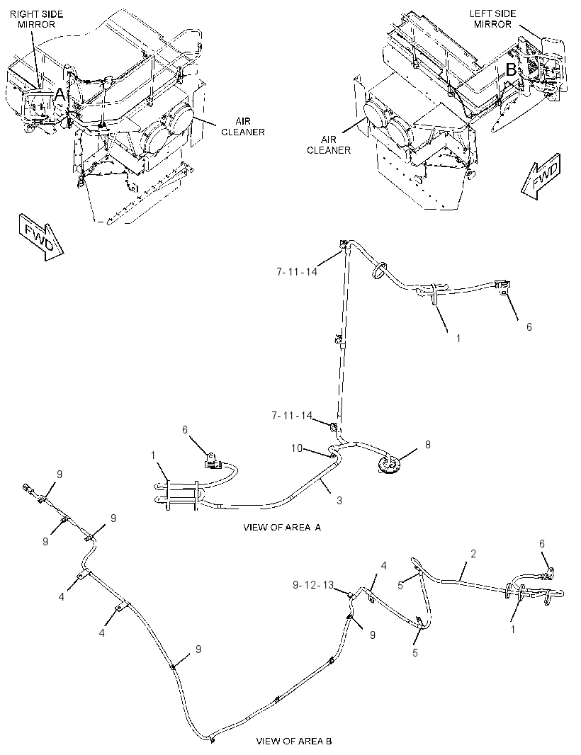 WIRING GP-MIRROR 2773335 CAT